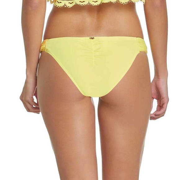 PilyQ Lace Fanned Bikini Bottom Large NWT - Picture 4 of 5